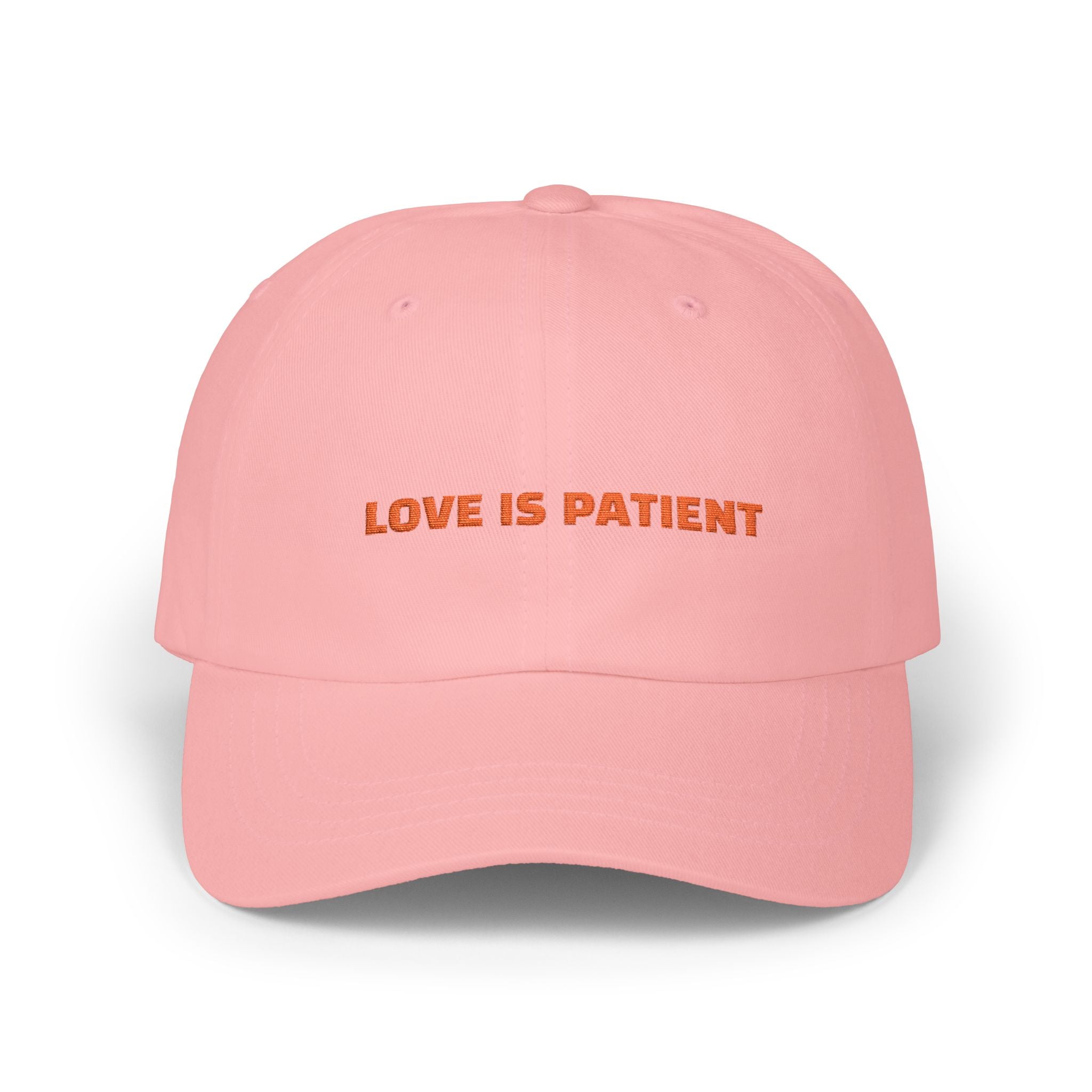 Love is Patient Dad & Mum Cap — Embroidered Faith Baseball Hat