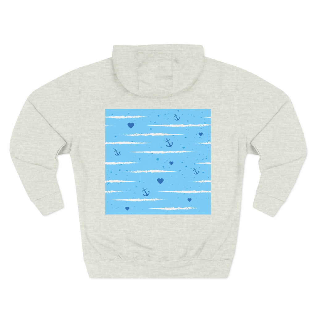 Love Is Not Jealous Graphic Hoodie — Feminine Script Heart Design