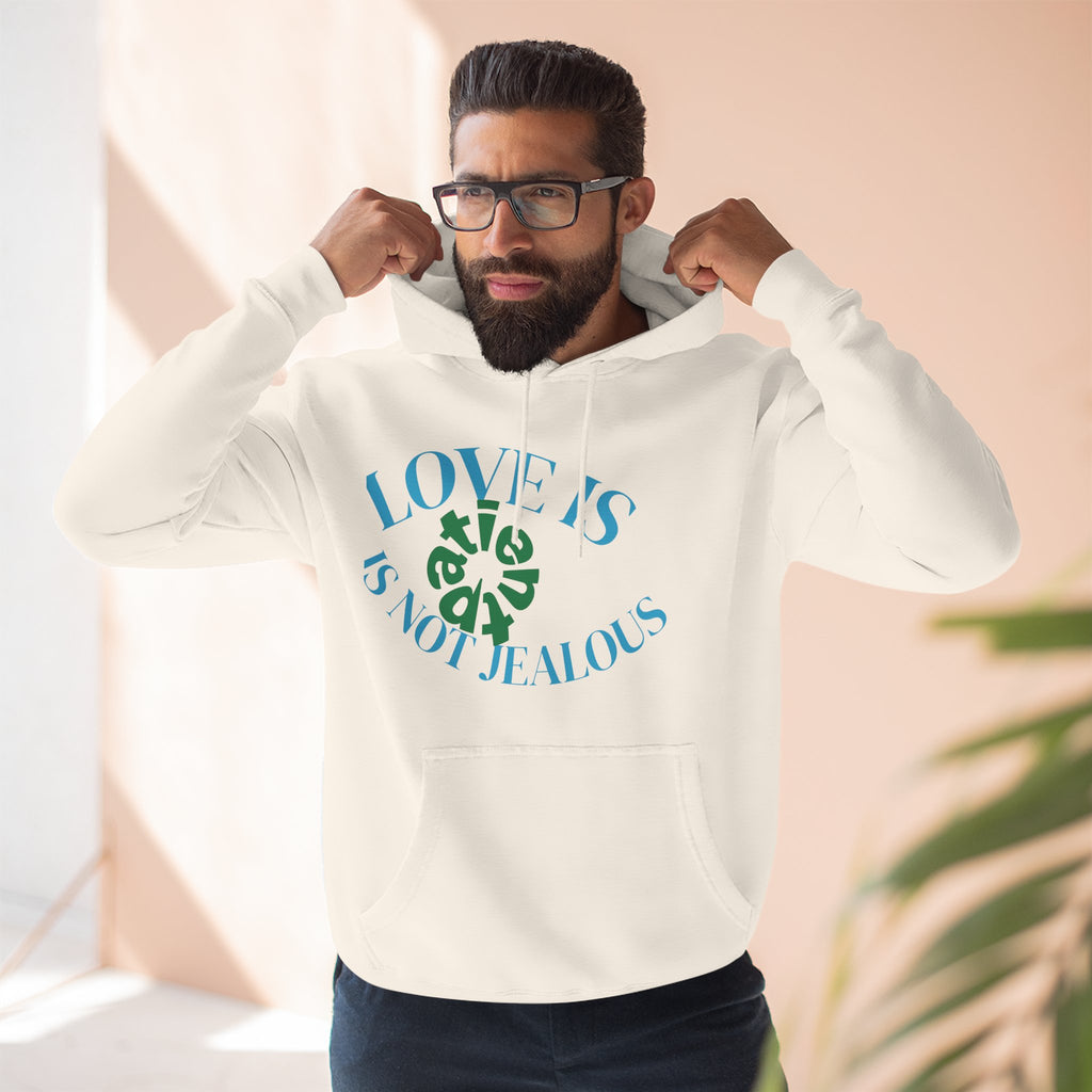 Love is Not Jealous Graphic Hoodie —  Dad & Mom