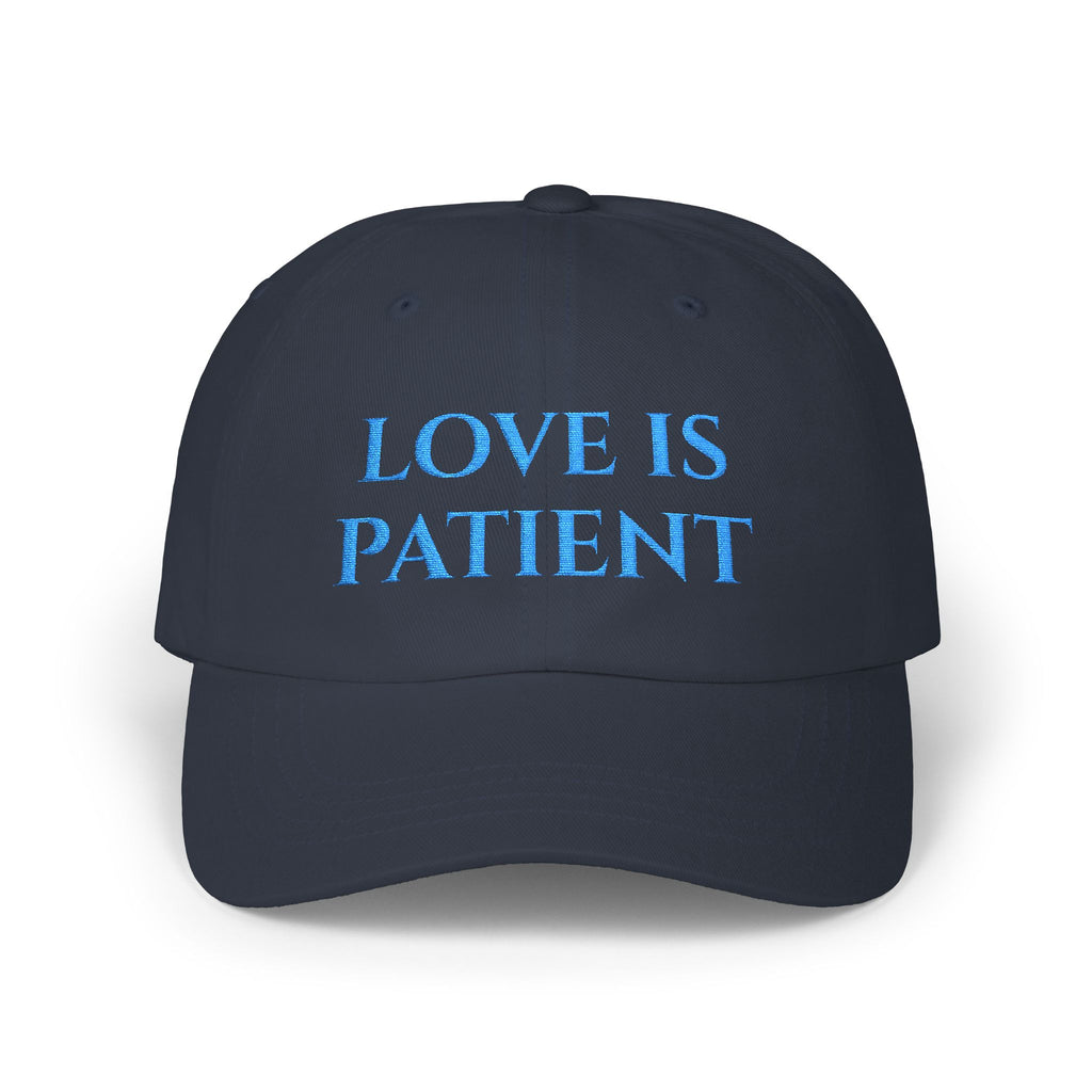 Love Is Patient Dad & Mum Cap — Embroidered Faith Baseball Hat