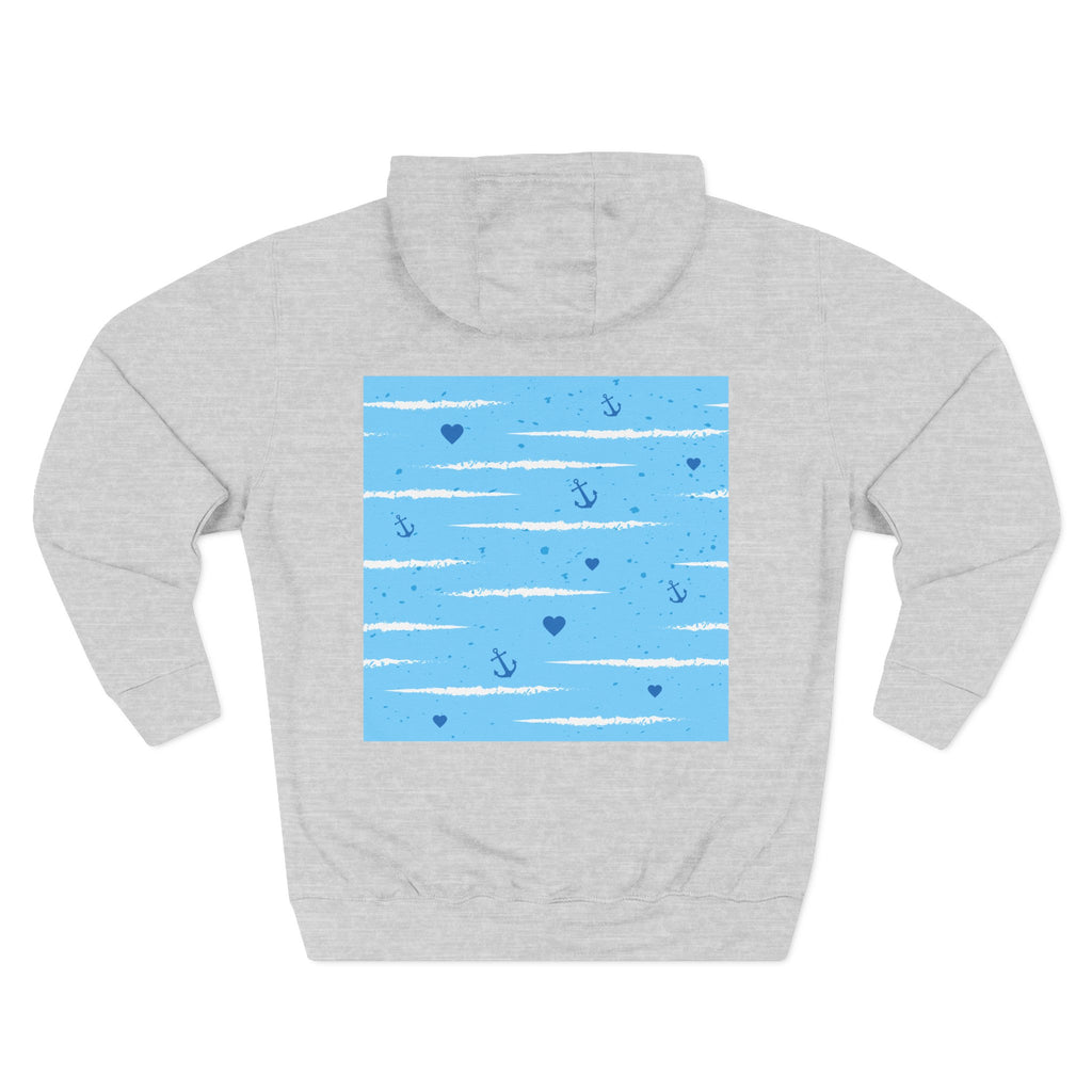 Love Is Not Jealous Graphic Hoodie — Feminine Script Heart Design